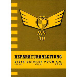 Puch MS 50 (erstes Modell mit 3-Liter-Tank) Reparaturanleitung