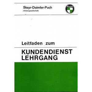 Puch Leitfaden zum Kundendienstlehrgang