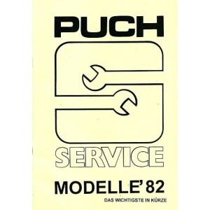 Puch Service-Modelle 1982 Deutschland