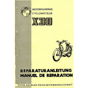 Puch X 30 Motorfahrrad, Reparaturanleitung