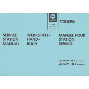 Piaggio Vespa PK 80 S automatica, PK 125 S automatica, Werkstatthandbuch