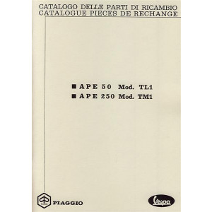 Vespa APE 50, APE 250, Ersatzteilkatalog