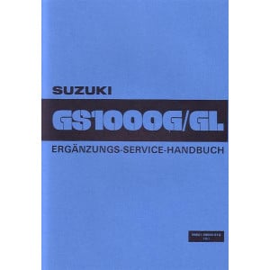 Suzuki GS1000G und GS1000GL Ergänzungs-Service-Handbuch