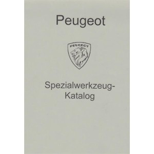 Peugeot Spezialwerkzeugkatalog