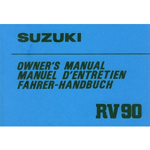 Suzuki RV 90, Betriebsanleitung