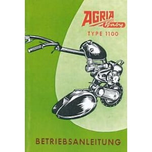 Agria 1100 Baby Betriebsanleitung