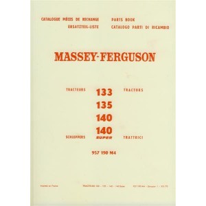 Massey-Ferguson 133, 135, 140, 140 Super, Ersatzteilkatalog