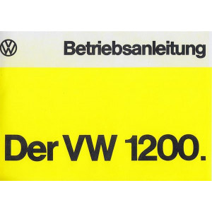 VW 1200 Betriebsanleitung