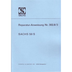 Sachs 50 S, 5-Gang-Motor mit Grauguss- und Breitwandzylinder, Reparaturanleitung