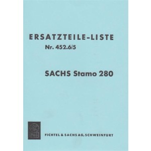 Sachs Stamo 280, Ersatzteil-Liste