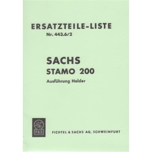 Sachs Stamo 200 - Ausführung für Holder, Ersatzteil-Liste