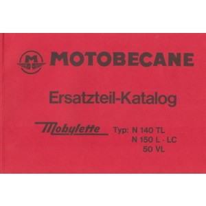 Motobecane Mobylette N 140 TL, N 150 L - LC, 50 VL Ersatzteilkatalog