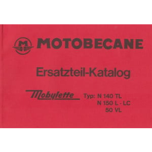 Motobecane Mobylette N 140 TL, N 150 L - LC, 50 VL Ersatzteilkatalog