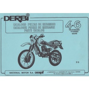 Derbi FDS 4V / 6V, 4- und 6-Gang Enduro, Parts Catalog