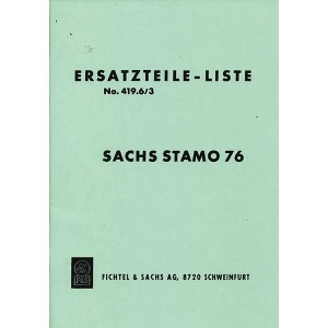 Sachs Stamo 76 (Stationärmotor), Ersatzteilkatalog