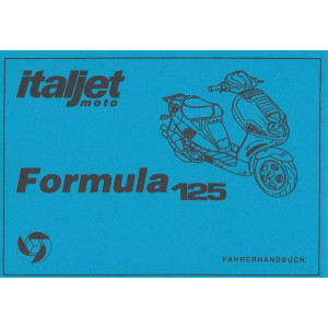 Italjet Formula 125, Fahrerhandbuch