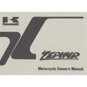 Kawasaki ZR 550 - B 2, Zephyr, Owner's Manual