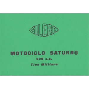 Gilera Saturno 500 Tipo Militare, Parti di ricambio