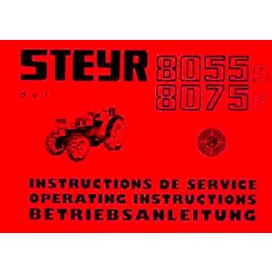 Steyr 8055s und 8075s Traktor Betriebsanleitung