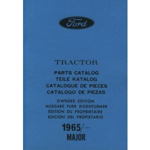 Ford Traktor Major, Ersatzteilkatalog