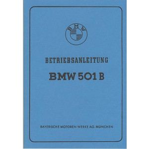BMW 501 B Betriebsanleitung