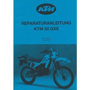 KTM Motorfahrzeugbau 50 GXE (Motortyp 491) 6-Gang Reparaturanleitung