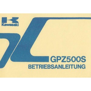 Kawasaki GPZ 500 S, Betriebsanleitung