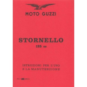 Moto Guzzi Stornello 125 cc, Istruziioni per l'uso e la manutenzione