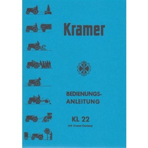 Kramer KL22 mit Kramer-Getriebe Betriebsanleitung