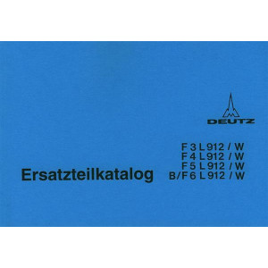 Deutz F3L912/W F4L912/W F5L912/W B/F6L912/W Motor Ersatzteilkatalog