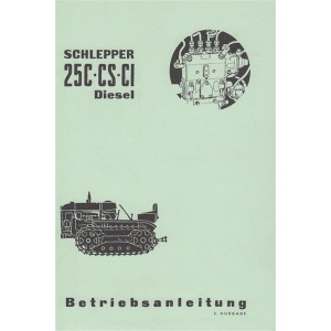Fiat 25 C, 25 CS, 25 CI Raupenschlepper Diesel, Betriebsanleitung
