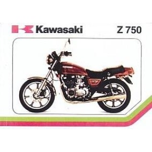 Kawasaki Z 750 E, Betriebsanleitung