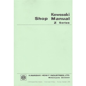 Kawasaki Z Series, Shop Manual