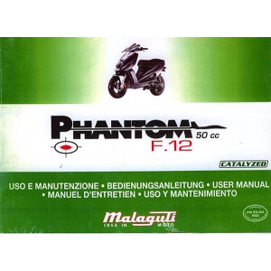 Malaguti Phantom F 12, 50ccm, Betriebsanleitung