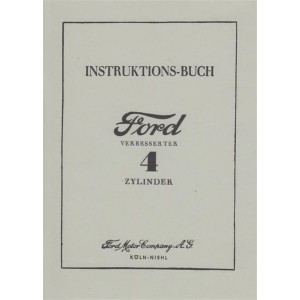 Ford 4-Zylinder, Modelle AB und ABF, Instruktions-Buch