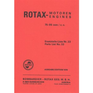 Rotax Motoren 75 - 95 ccm, Ersatzteile-Liste