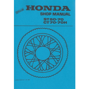 Honda ST50 ST70 CT70 CT70H Shop Manual
