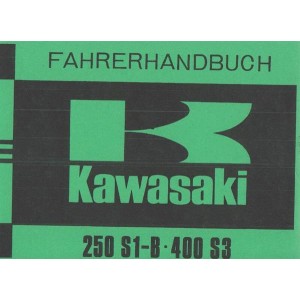 Kawasaki 250 S1-B, 400 S3, Fahrerhandbuch