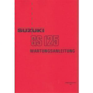 Suzuki GS125 Wartungsanleitung