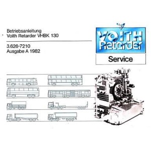 Voith VH BK 130 Retarder, Hydrodynamische Bremse, Betriebsanleitung