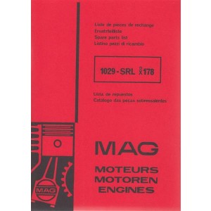 MAG Motor, Typ 1029-SRL DX 178, Ersatzteilliste