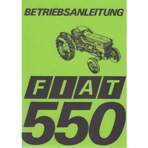 Fiat Traktor 550 Betriebsanleitung