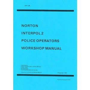 Norton Interpol 2 (Wankelmotor) Police Operations Workshop Manual