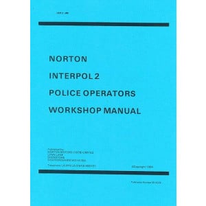 Norton Interpol 2 (Wankelmotor) Police Operations Workshop Manual