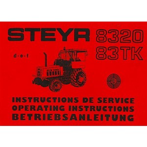 Steyr 8320 8320a 83TK Traktor Betriebsanleitung