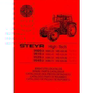 Steyr 9105a 9115a 9125a 9145a Traktor Ersatzteilkatalog