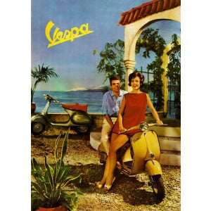 Vespa 1962 Poster