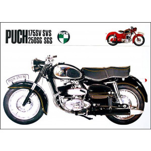 Puch 250 SG/SGS und 175 SV/SVS Poster