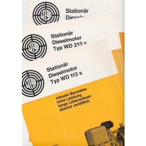 Steyr Stationärmotoren WD 113s, 213s, 313s, Prospekt