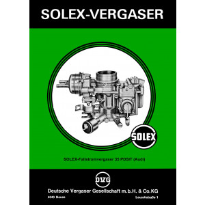 Solex-Vergaser Fallstromvergaser 35 PDSIT (Audi + VW) Handbuch